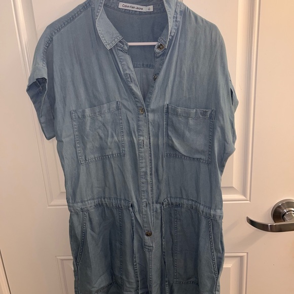 Calvin Klein Jeans Light Blue Denim Shirt - Picture 1 of 3